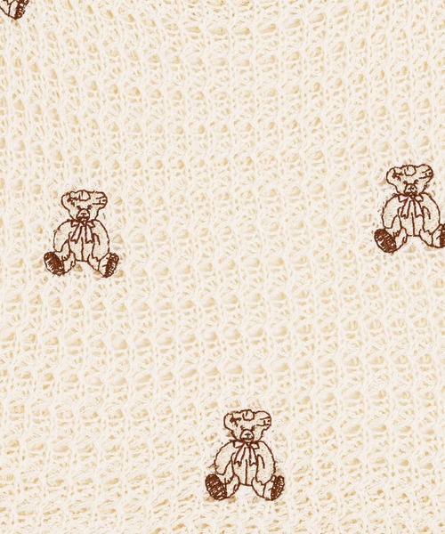 WC（ダブル シー）の「クマ刺繍クロシェベスト（ベスト・レディース・ベージュ/アイボリー・FREE）」の12枚目の写真