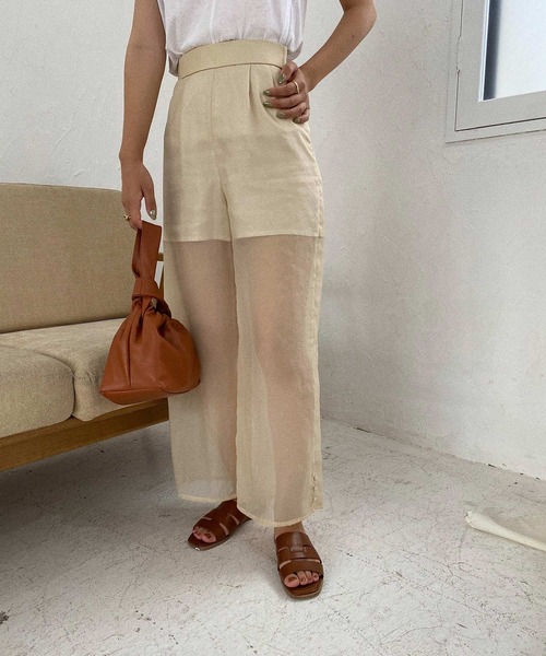 I_am（アイアム）の「cross belt flat sandals（サンダル・レディース・ブラウン/ブラック/オフホワイト・L/S/M）」の8枚目の写真