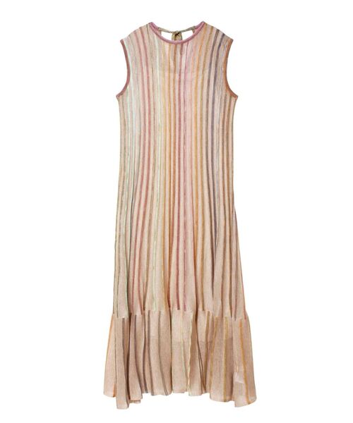 LAGUNAMOON（ラグナムーン）の「シアーレインボーニットワンピース（ワンピース・レディース・ブラック/ベージュ/ボルドー/パープル系その他3・SMALL/MEDIUM）」の17枚目の写真