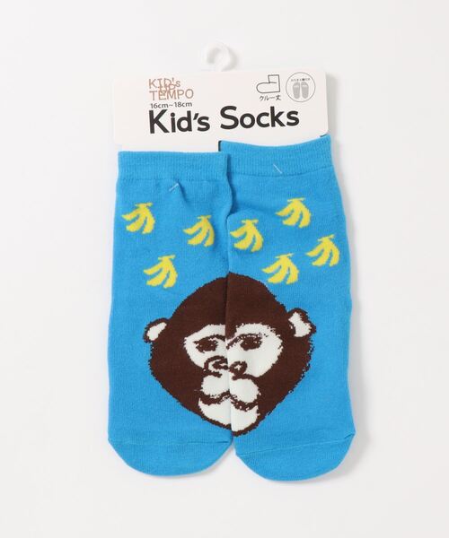 SESTO（セスト）の「gu21aw/KID'S　WPOPクルー丈ソックス（ソックス/靴下・キッズ・ラベンダー/オフホワイト/ブラック/イエロー/グリーン/ブルー・16-18㎝）」の4枚目の写真