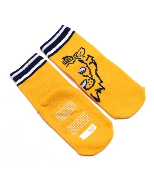 SESTO（セスト）の「gu21aw/KID'S　WPOPクルー丈ソックス（ソックス/靴下・キッズ・ラベンダー/オフホワイト/ブラック/イエロー/グリーン/ブルー・16-18㎝）」の7枚目の写真