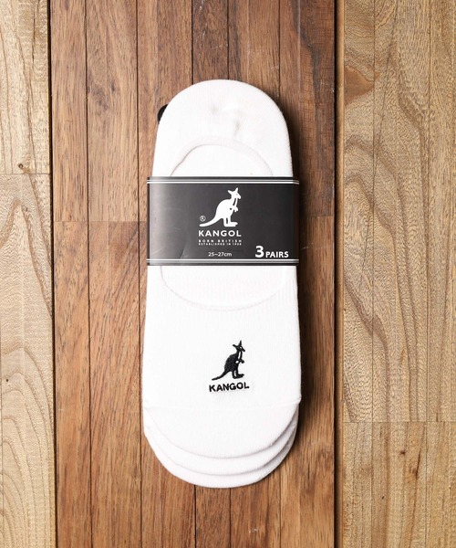 KANGOL(カンゴール)の「『KANGOL』ソリッドカラーワンポイントソックス(ソックス/靴下・メンズ・ホワイト/ブラック/その他/その他1/その他2/その他3/ホワイト系その他/ブラック系その他/ホワイト系その他2/ホワイト系その他3/ブラック系その他2/ブラック系その他3・MEDIUM)」の1枚目の写真
