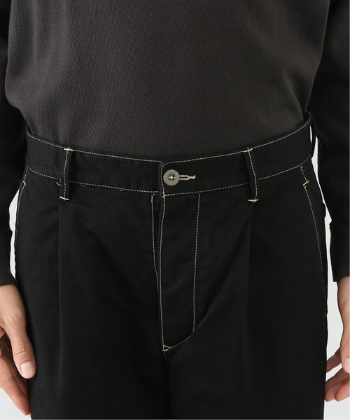 KATO`（カトー）の「【KATO / カトー】別注 クロゾメ1タックチノパンツ（チノパンツ・メンズ・ブラック・MEDIUM/LARGE/X-LARGE）」の4枚目の写真