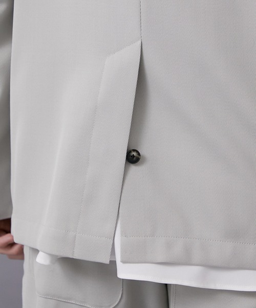 PUBLIC TOKYO（パブリックトウキョウ）の「AQUAウール　カルゼジャケット（テーラードジャケット・メンズ・ベージュ/ネイビー/アイボリー・1/2/3）」の14枚目の写真