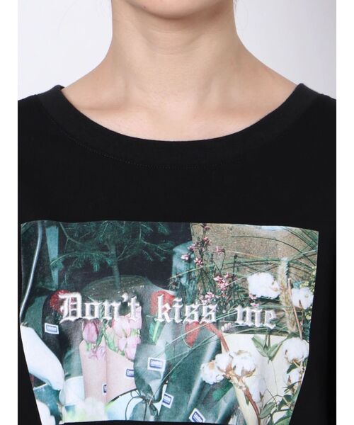 EVRIS（エヴリス）の「【AN&YURI×EVRIS】PHOTO L/S（Tシャツ/カットソー・レディース・ホワイト/ブラック/ピンク・FREE）」の19枚目の写真