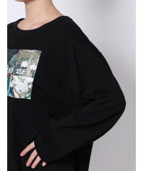 EVRIS（エヴリス）の「【AN&YURI×EVRIS】PHOTO L/S（Tシャツ/カットソー・レディース・ホワイト/ブラック/ピンク・FREE）」の20枚目の写真