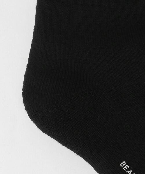 BEAUTY&YOUTH UNITED ARROWS（ビューティーアンドユースユナイテッドアローズ）の「BY パイル クウォーター ルーズソックス（ソックス/靴下・メンズ・グレー/ホワイト/ブラック・FREE）」の6枚目の写真