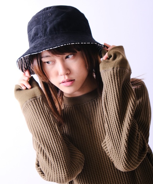 Sense of Grace（センスオブグレース）の「ANICAMO REVERSIBLE HAT リバーシブル ハット（ハット・レディース・ベージュ/アイボリー/ブラック/ライトベージュ/ダークベージュ/グレー・FREE）」の18枚目の写真