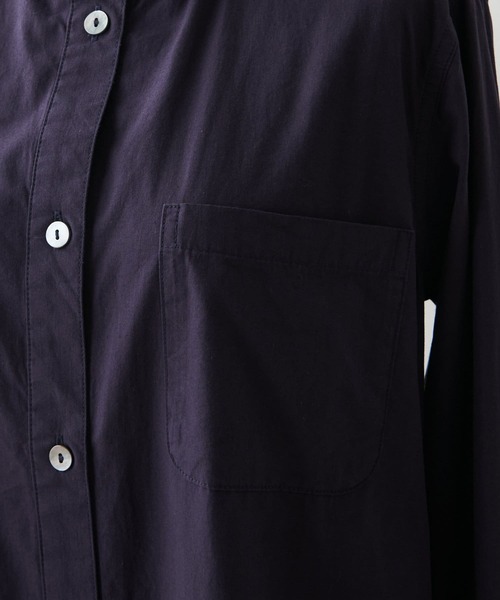 BEARDSLEY（ビアズリー）の「フラワー刺繍の襟は取り外し可能 刺繍衿シャツハオリ（シャツ/ブラウス・レディース・ホワイト/ネイビー・FREE）」の15枚目の写真