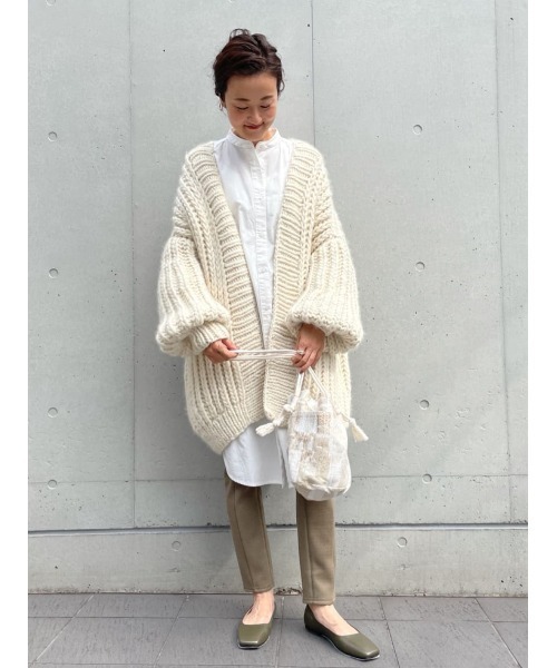 BEARDSLEY 花柄刺繍 カーディガン