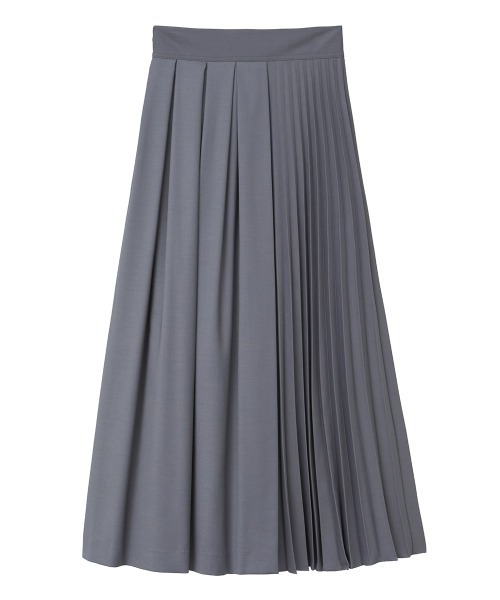 CLANE（クラネ）の「HALF PLEATS SKIRT（スカート・レディース・ベージュ/ブルー/ブラック・1/0/2）」の10枚目の写真