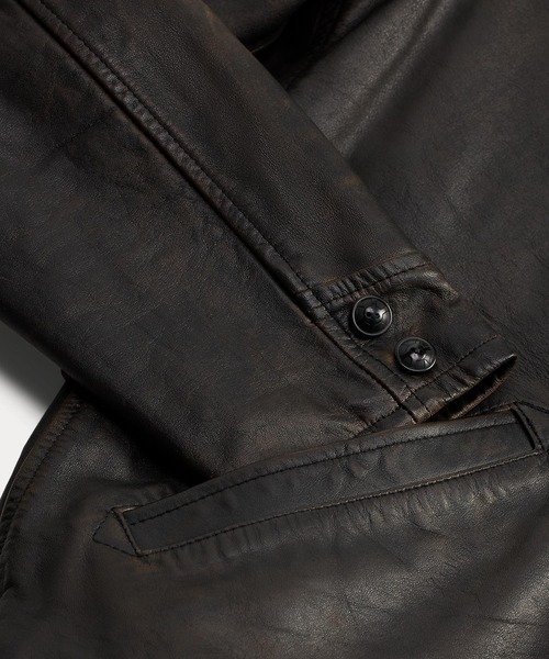 新品　RRL ダブルアールエル　レザージャケット　L レザー ジャケット（その他アウター）｜RRL（ダブル アール エル