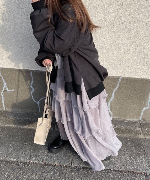 Mysa&Liina（ミーサリーナ）の「シャーリングゆるブルゾン（ブルゾン・レディース・ブラック/カーキ/アイボリー・M）」の13枚目の写真