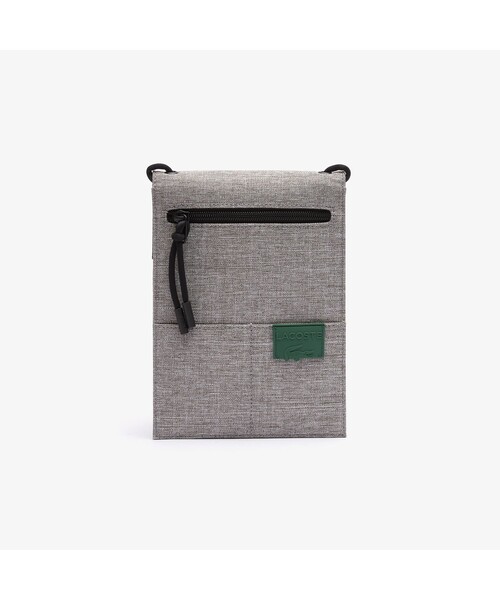 LACOSTE（ラコステ）の「ネオクロコシーズナル スマホネックポーチ（スマホグッズ・メンズ・グレー・FREE）」の4枚目の写真