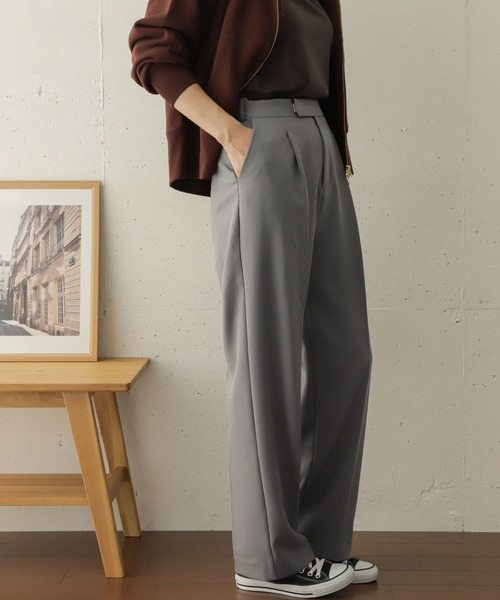 URBAN RESEARCH DOORS（アーバンリサーチドアーズ）の「ダブルクロストラウザー∴（その他パンツ・レディース・ライトベージュ・38/36）」の13枚目の写真