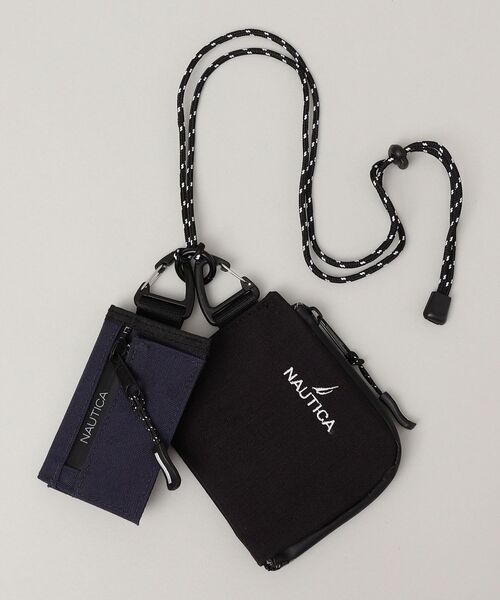 NAUTICA（ノーティカ）の「【WEB限定/SHIPS別注】NAUTICA: デタッチャブル 2ウォレット ショルダーストラップ（財布・メンズ・ブラック/ネイビー/その他・ONE SIZE）」の3枚目の写真