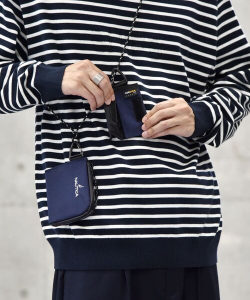 NAUTICA（ノーティカ）の「【WEB限定/SHIPS別注】NAUTICA: デタッチャブル 2ウォレット ショルダーストラップ（財布・メンズ・ブラック/ネイビー/その他・ONE SIZE）」の10枚目の写真