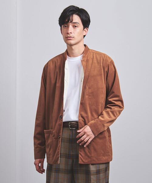 District(ディストリクト)の「<District (ディストリクト) > ポリエステル スタンドカラー カバーオール(カバーオール・メンズ・ブラウン・L/XL/M/S)」の1枚目の写真