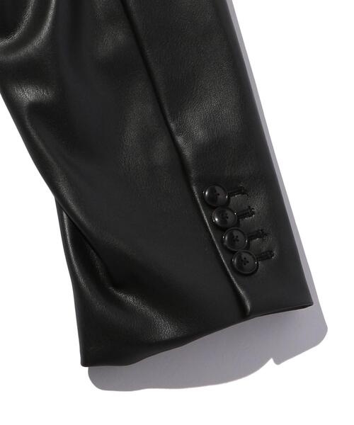 monkey time モンキータイム フェイクレザーWジャケット MONKEY TIME（モンキータイム）の「＜monkey time＞ FAUX LTHR W