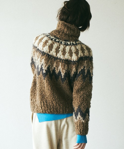 Bshop（ビショップ）の「【unfil】カシミヤブレンド ハンドニット