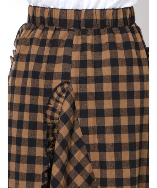 merry jenny（メリージェニー）の「ギンガムフレアロングスカート（スカート・レディース・ブラック/オレンジ/グリーン・FREE）」の13枚目の写真