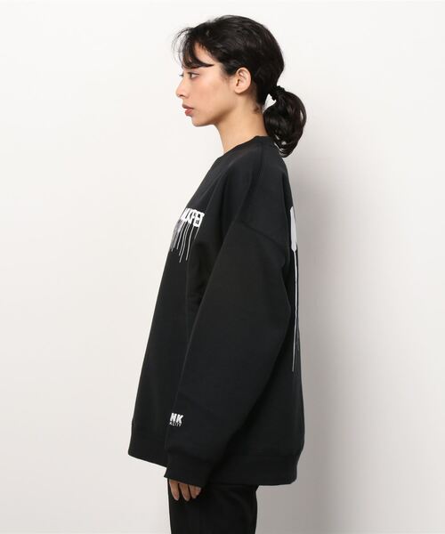 MILKFED.（ミルクフェド）の「KRINK×MILKFED SWEAT TOP（スウェット・レディース・オフホワイト/ブラック/ベージュ/ライトピンク・ONE SIZE）」の9枚目の写真