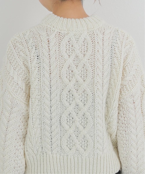 Charles Chaton（シャルルシャトン）の「ビッグケーブルニット（ニット/セーター・レディース・アイボリー・FREE）」の8枚目の写真