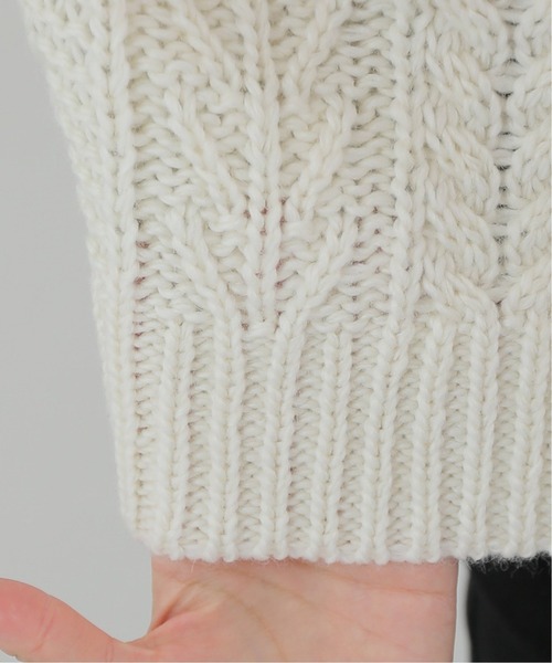 Charles Chaton（シャルルシャトン）の「ビッグケーブルニット（ニット/セーター・レディース・アイボリー・FREE）」の14枚目の写真