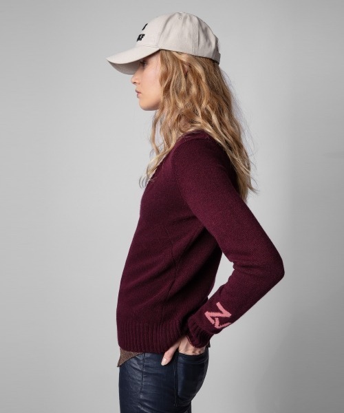 ZADIG&VOLTAIRE(ザディグ エ ヴォルテール)の「SOURCA RC(ニット/セーター・レディース・ボルドー・S/XS/M)」の6枚目の写真