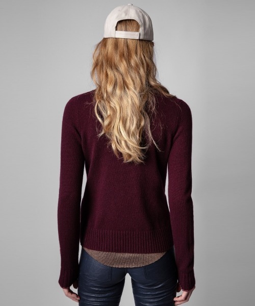 ZADIG&VOLTAIRE(ザディグ エ ヴォルテール)の「SOURCA RC(ニット/セーター・レディース・ボルドー・S/XS/M)」の5枚目の写真