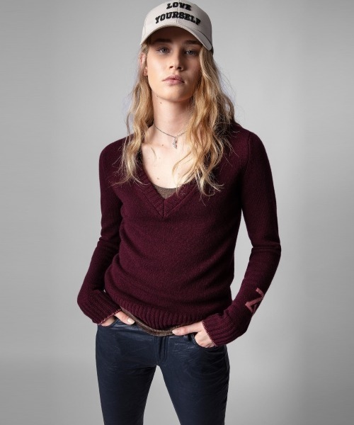 ZADIG&VOLTAIRE(ザディグ エ ヴォルテール)の「SOURCA RC(ニット/セーター・レディース・ボルドー・S/XS/M)」の7枚目の写真