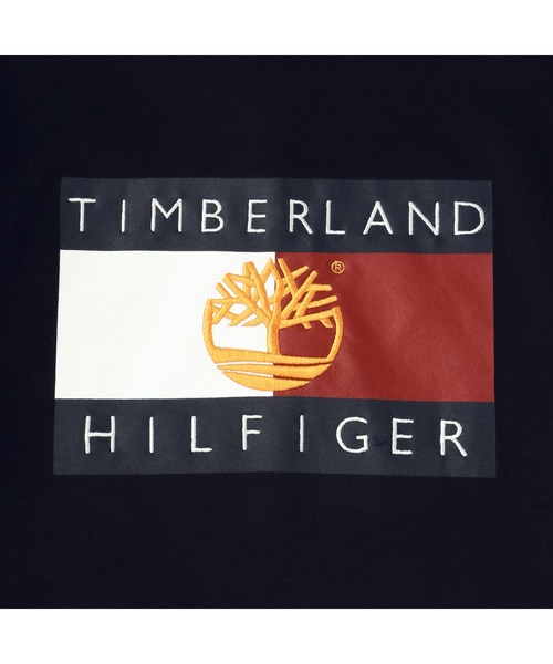 TOMMY HILFIGER（トミーヒルフィガー）の「THxTimberland フラッグパーカー（ベスト・メンズ・ネイビー/イエロー・SMALL/MEDIUM/LARGE/X-LARGE/XX-LARGE/X-SMALL）」の6枚目の写真