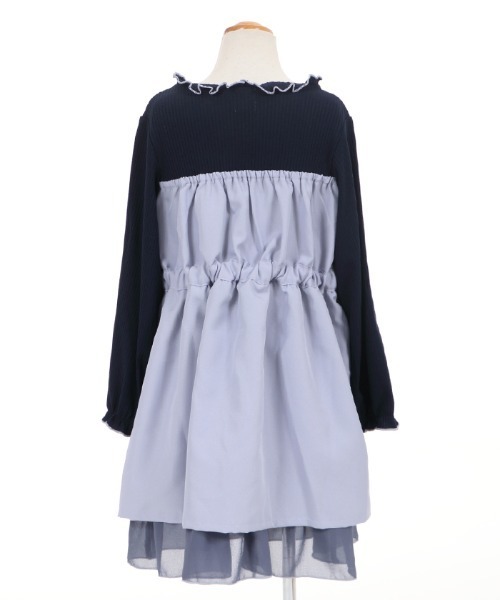 axes femme（アクシーズファム）の「ネコモチーフドッキングワンピース