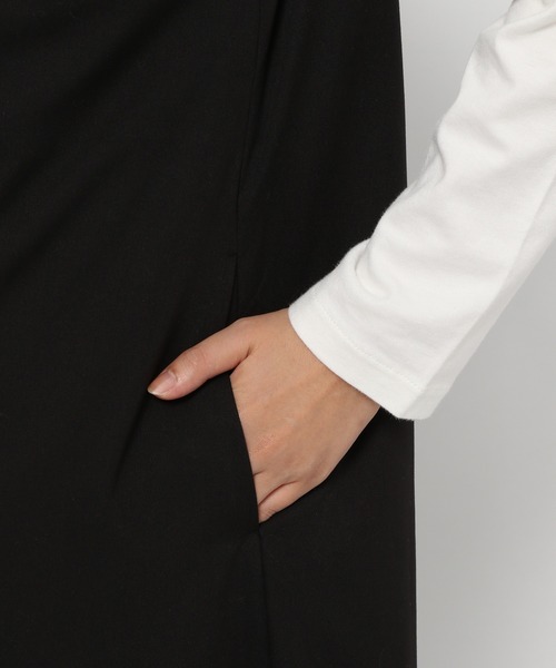 LEPSIM（レプシィム）の「キレイめオールインワン　229717（つなぎ/オールインワン・レディース・ブラック/ブルーグリーン・FREE）」の15枚目の写真