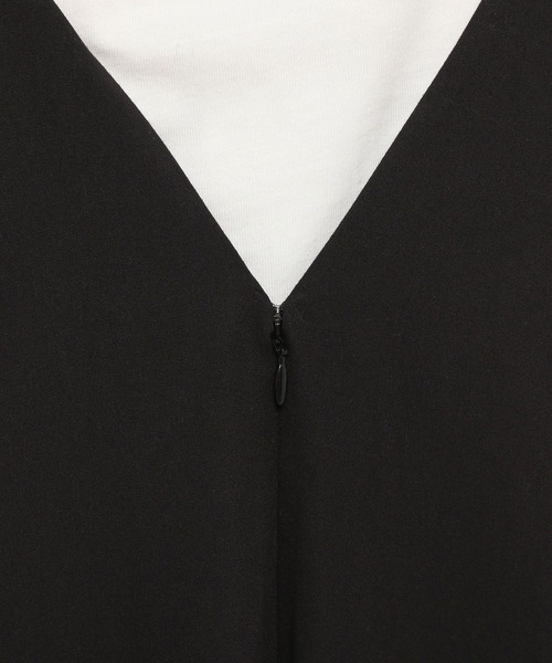 LEPSIM（レプシィム）の「キレイめオールインワン　229717（つなぎ/オールインワン・レディース・ブラック/ブルーグリーン・FREE）」の18枚目の写真