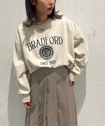 サイドリブカレッジプリントスウェット【ZOZOTOWN限定アイテム】