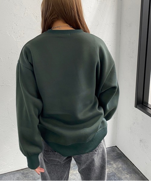 セール】サイドリブカレッジプリントスウェット【ZOZOTOWN限定アイテム