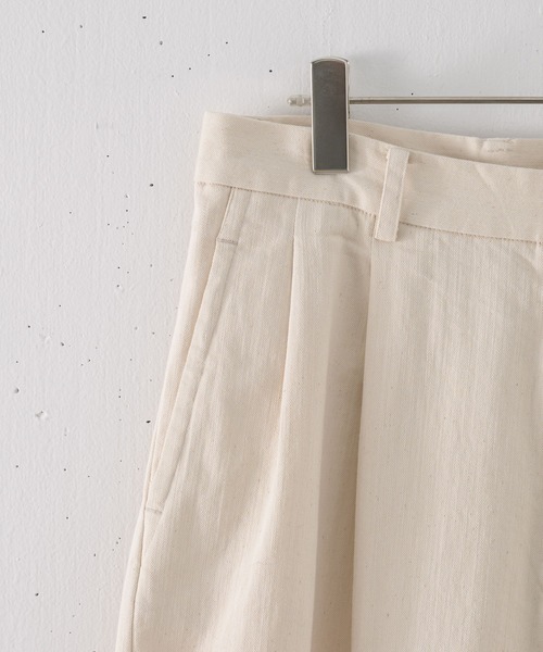 Alcindor Materials(アルシンダーマテリアルズ)の「bio processing tapered pants/バイオ加工テーパードパンツ(その他パンツ・メンズ・グレー/ナチュラル/ダークブルー・MEDIUM/LARGE)」の14枚目の写真
