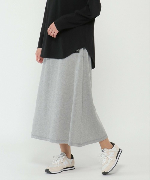 CONVERSE（コンバース）の「【WEB限定】CONVERSE コンバース 裏毛マキシスカート（スカート・レディース・ブラック/グレー/パープル・M/L）」の8枚目の写真