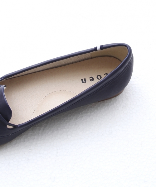 coen(コーエン)の「タッセルフラットシューズ(ドレスシューズ・レディース・ベージュ/ネイビー/ライトピンク・X-LARGE/LARGE/MEDIUM/SMALL)」の8枚目の写真