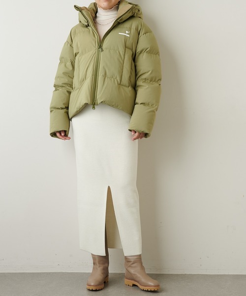 Whim Gazette(ウィムガゼット)の「ミラノニットタイトスカート(スカート・レディース・ネイビー/オフホワイト/ブラック・FREE)」の17枚目の写真