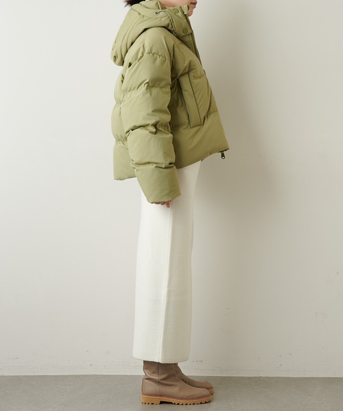 Whim Gazette(ウィムガゼット)の「ミラノニットタイトスカート(スカート・レディース・ネイビー/オフホワイト/ブラック・FREE)」の11枚目の写真