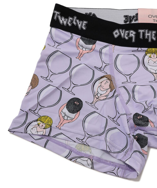 OVER THE TWELVE（オーバーザトゥウェルブ）の「OVER THE TWELVE/オーバー ザ トゥエルヴ/ワイングラスな家族（その他アンダーウェア/インナー・メンズ・ミント/ラベンダー・LARGE/MEDIUM）」の4枚目の写真