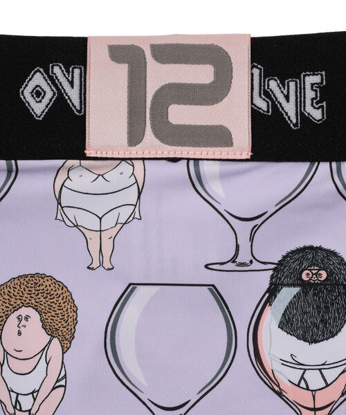 OVER THE TWELVE（オーバーザトゥウェルブ）の「OVER THE TWELVE/オーバー ザ トゥエルヴ/ワイングラスな家族（その他アンダーウェア/インナー・メンズ・ミント/ラベンダー・LARGE/MEDIUM）」の7枚目の写真