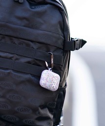X-girl | MILLS LOGO RUBBER Airpods CASE(ヘッドフォン/イヤホン)