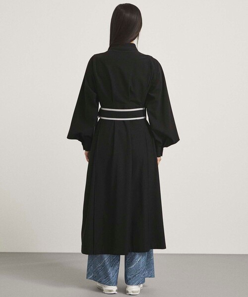 CITY TOKYO（シティトウキョウ）の「パイピング4WAYストレッチドレス（ワンピース・レディース・ベージュ/ブラック・FREE）」の4枚目の写真