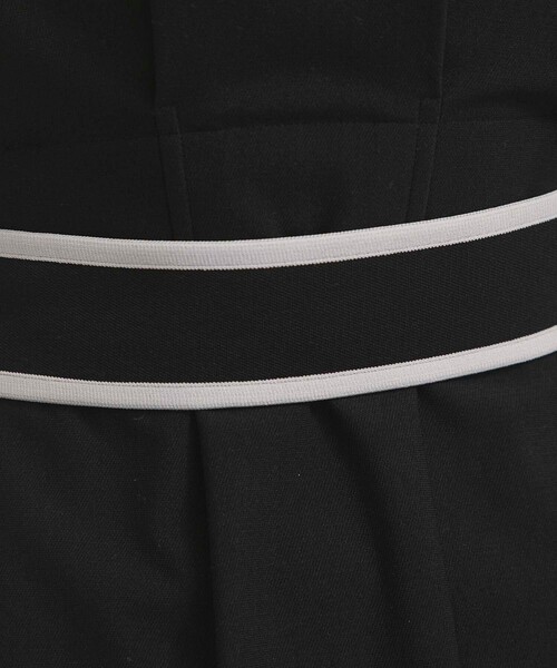 CITY TOKYO（シティトウキョウ）の「パイピング4WAYストレッチドレス（ワンピース・レディース・ベージュ/ブラック・FREE）」の10枚目の写真