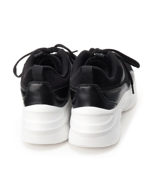 DRESKIP(ドレスキップ)の「◆コーデュロイスニーカー(スニーカー・レディース・ブラック/サンドベージュ・35/45/25)」の5枚目の写真