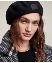 ALLSAINTS | MAIA WOOL BERET | MAIA ウール ベレー帽(ハンチング/ベレー帽)