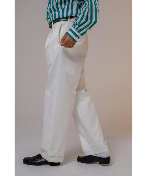 MONKEY TIME(モンキータイム)の「<monkey time> WPN 1P WD PT/パンツ(チノパンツ・メンズ・オフホワイト・S/M/L)」の9枚目の写真